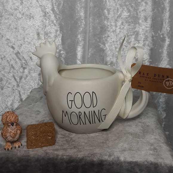 Rae Dunn Artistic Collection Chicken Mug White N.W.T. - Picture 6 of 7